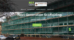 Desktop Screenshot of nxtgenscaffolding.com